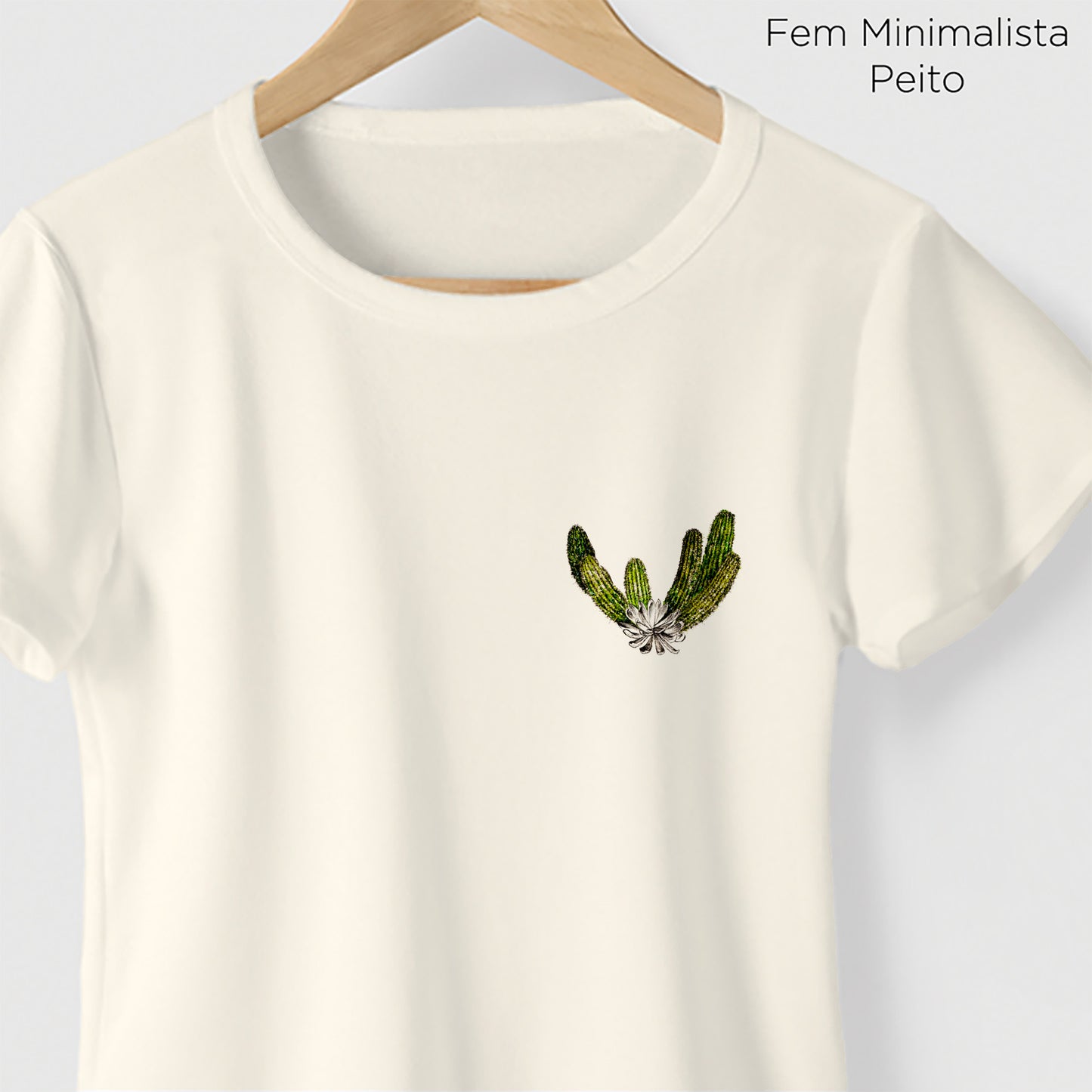 Camiseta Amazônia ISC CACTO - OFF WHITE - cód 2119