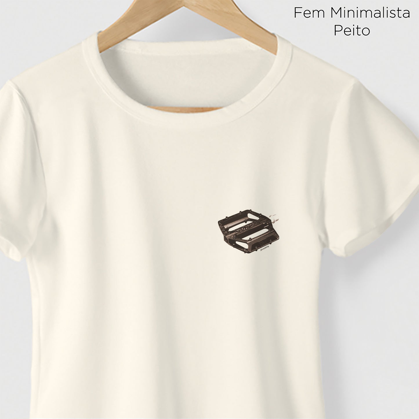 Camiseta Amazônia PEDAL – OFF WHITE - cód 2165