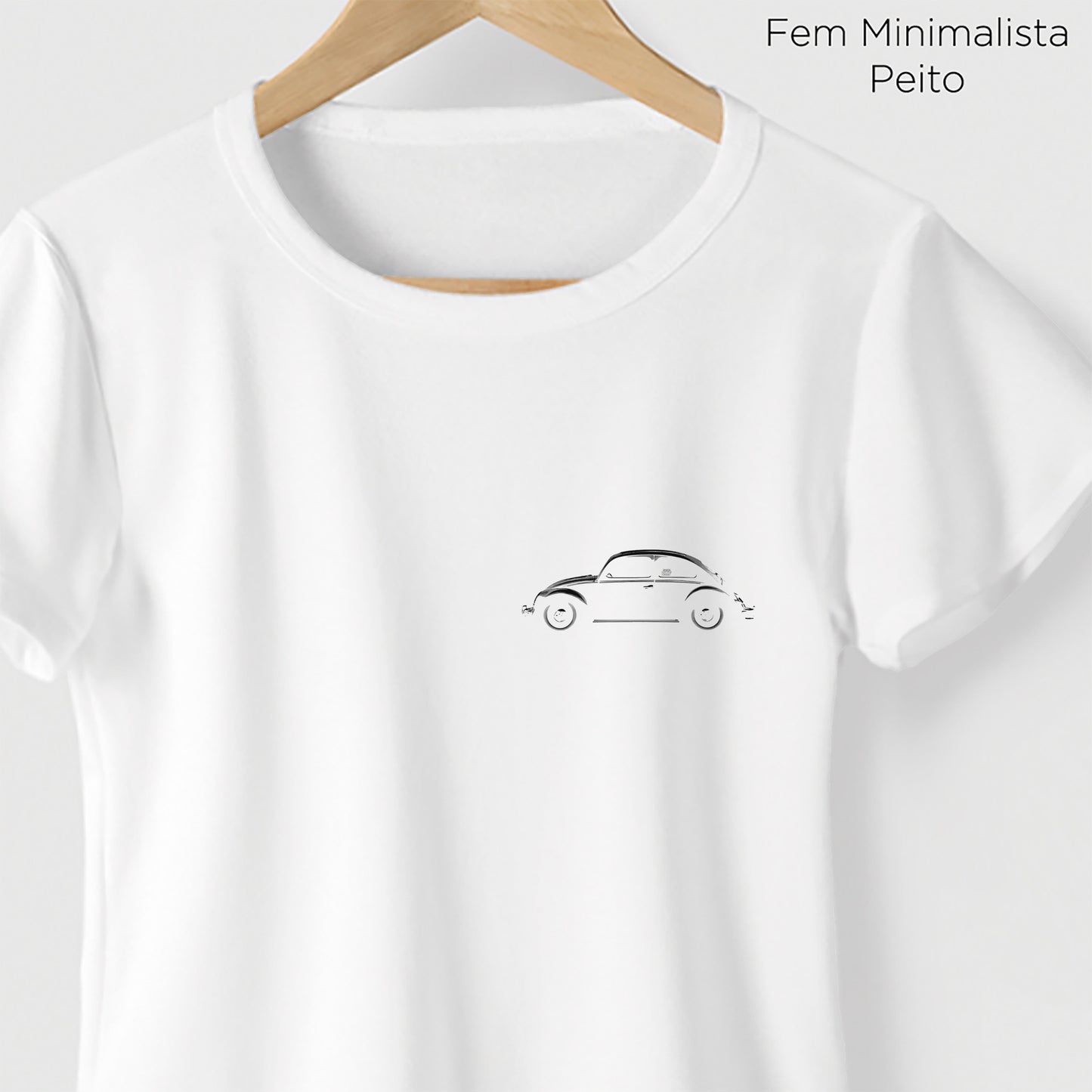 Camiseta Amazônia CAF FUSCA - BRANCO - cód caf0005