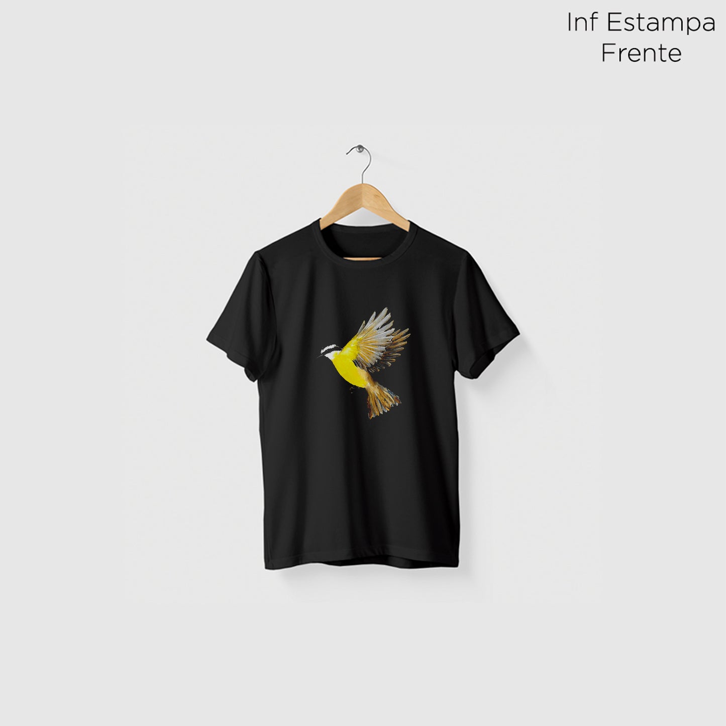 Camiseta Amazônia BEM-TE-VI - PRETO - cód 10507