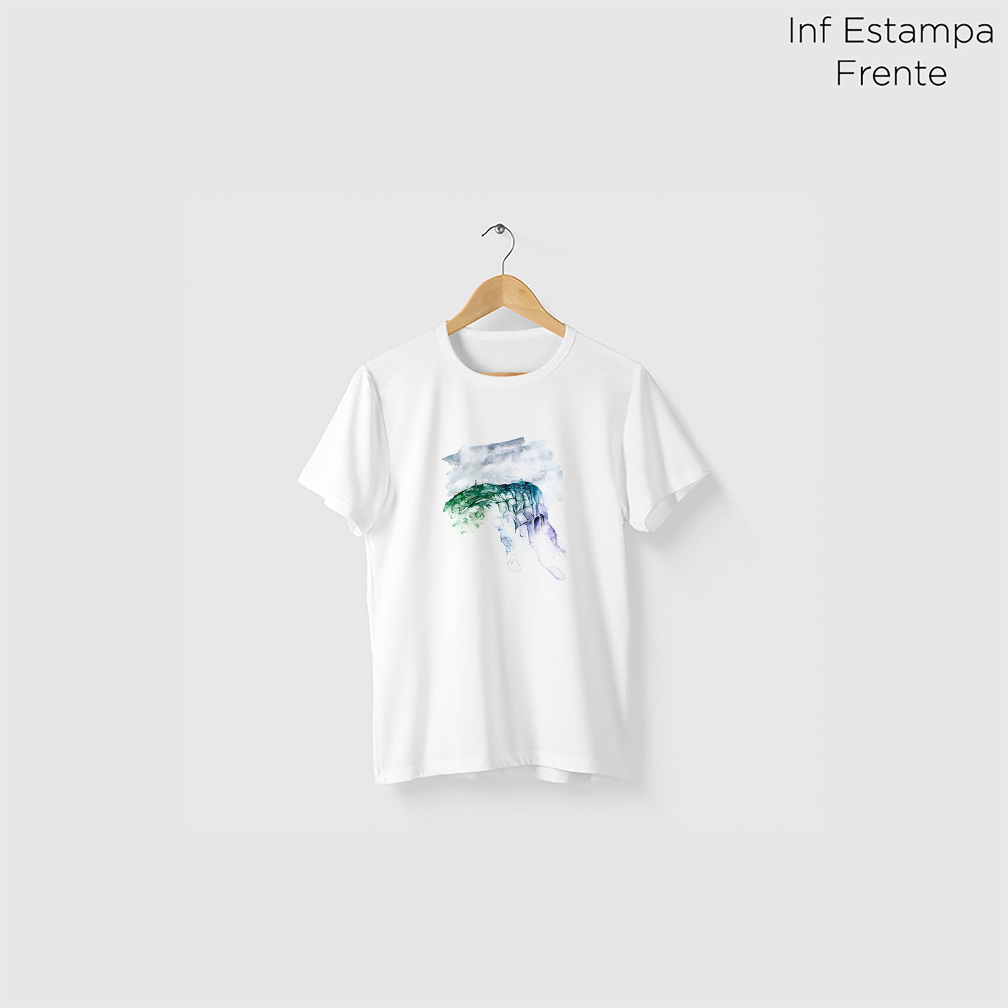 Camiseta Amazônia PICO DA BANDEIRA - BRANCO - cód 10563