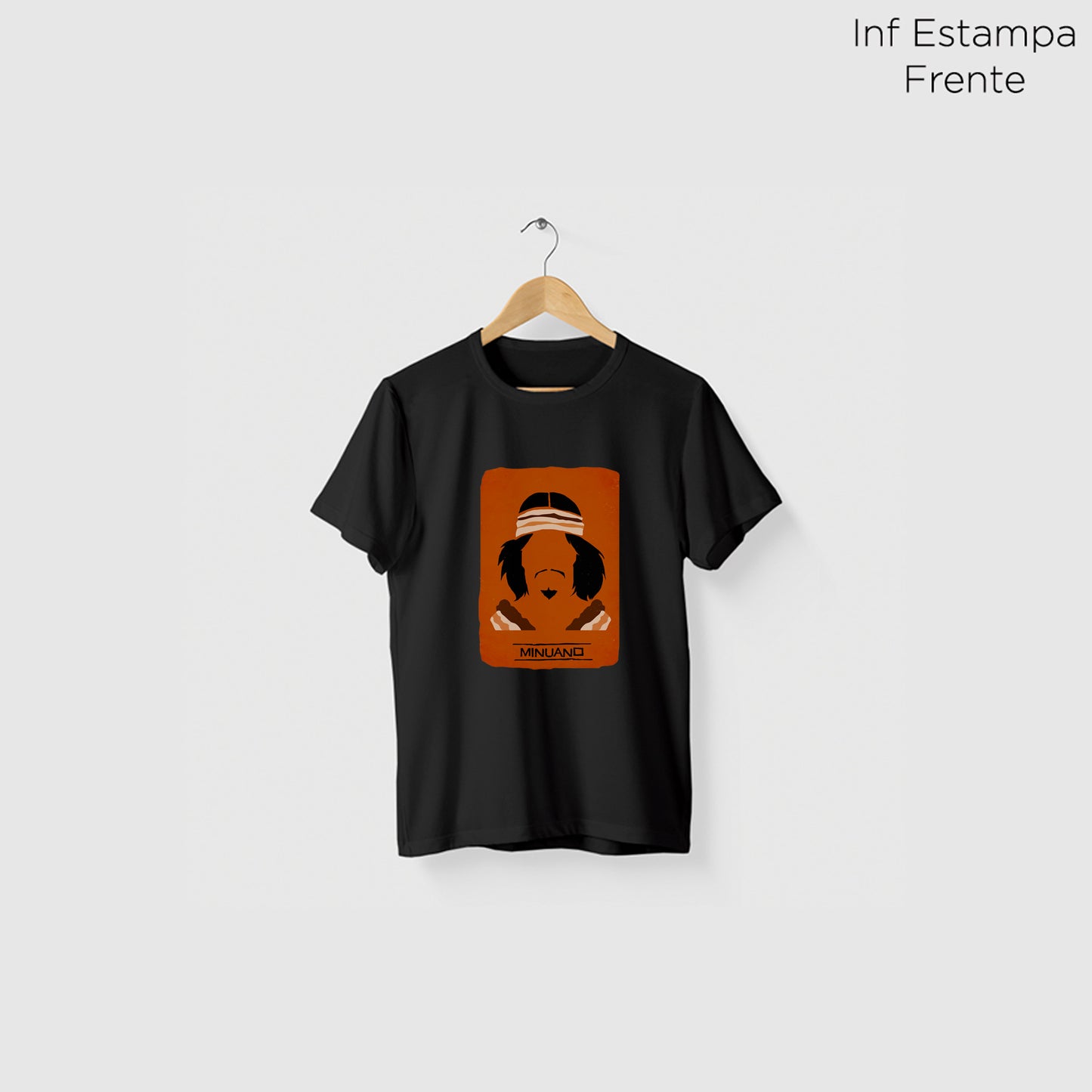 Camiseta Amazônia ORIGENS MINUANO - PRETO - cód 10578