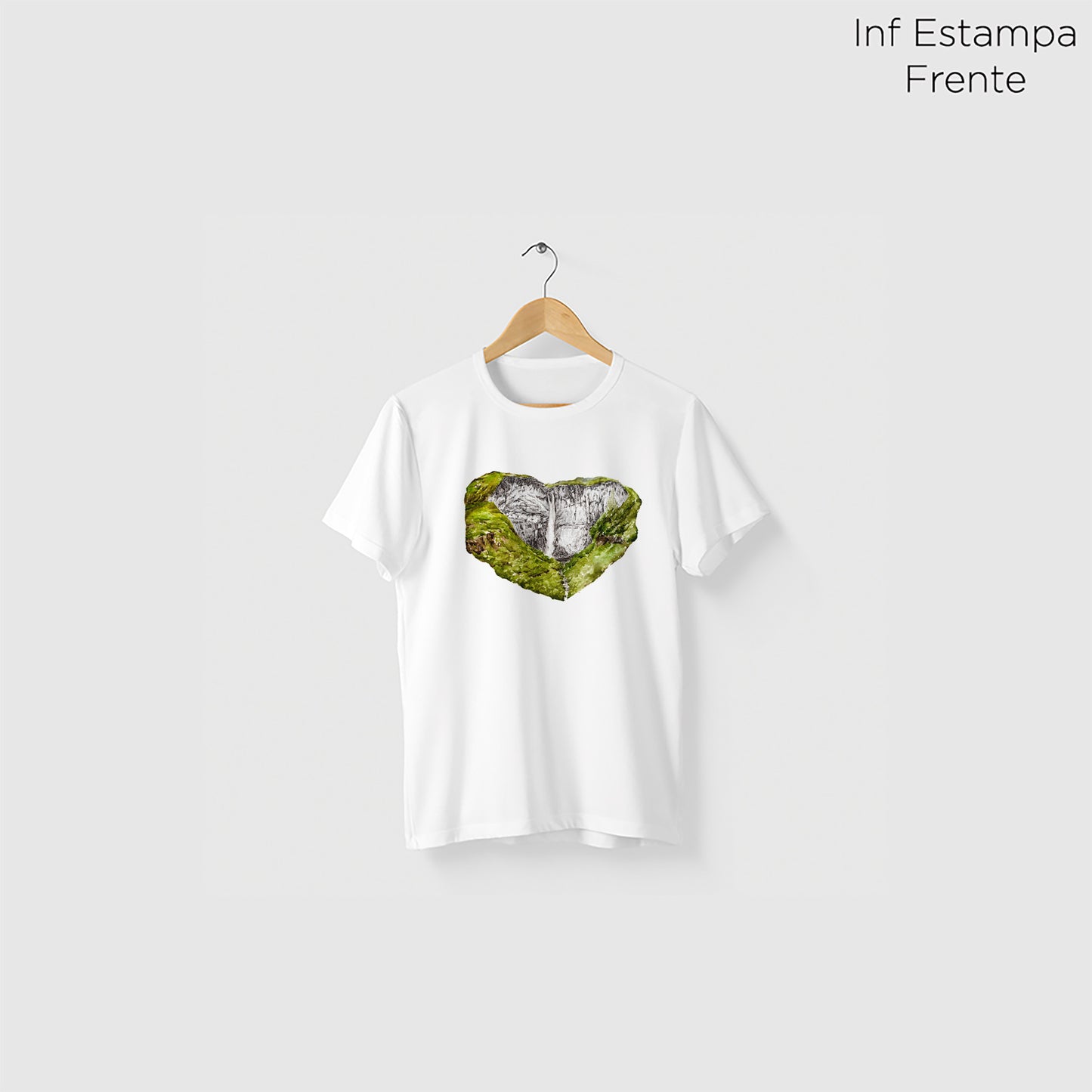 Camiseta Amazônia CACHOEIRA DO TABULEIRO - BRANCO - cód 2013