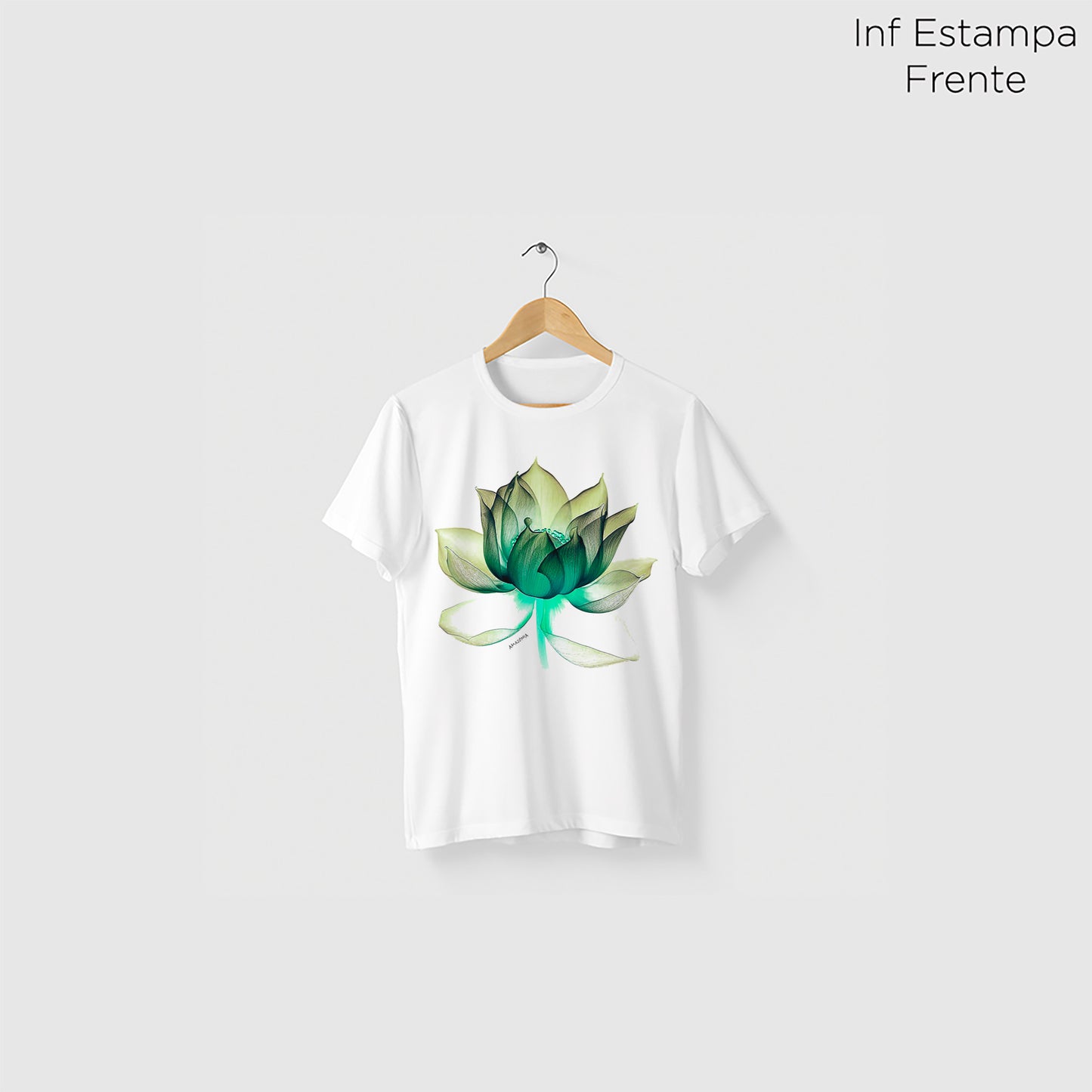 Camiseta Amazônia LOTUS – BRANCO - cód 2085