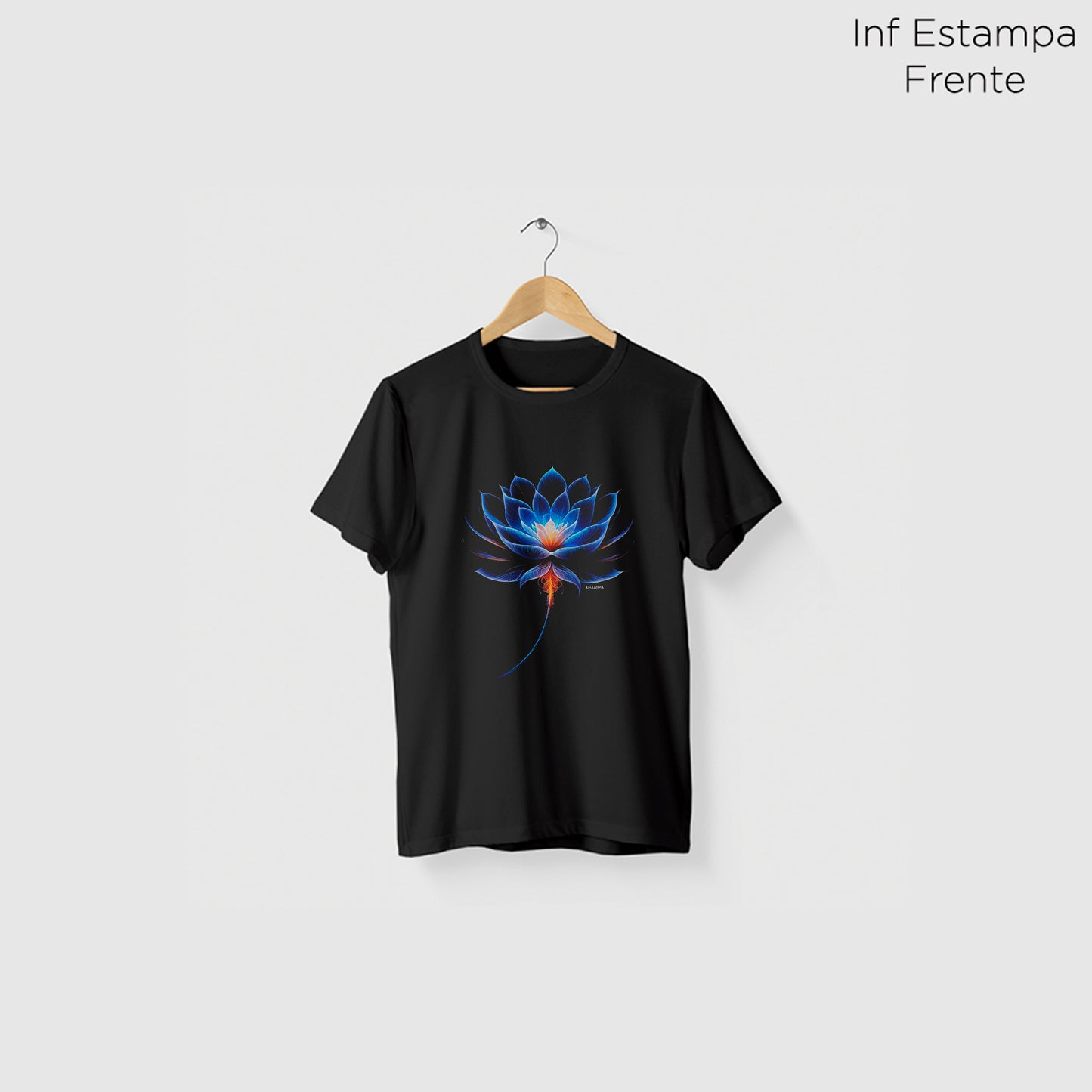 Camiseta Amazônia BIO COLOR – PRETO - cód 2090