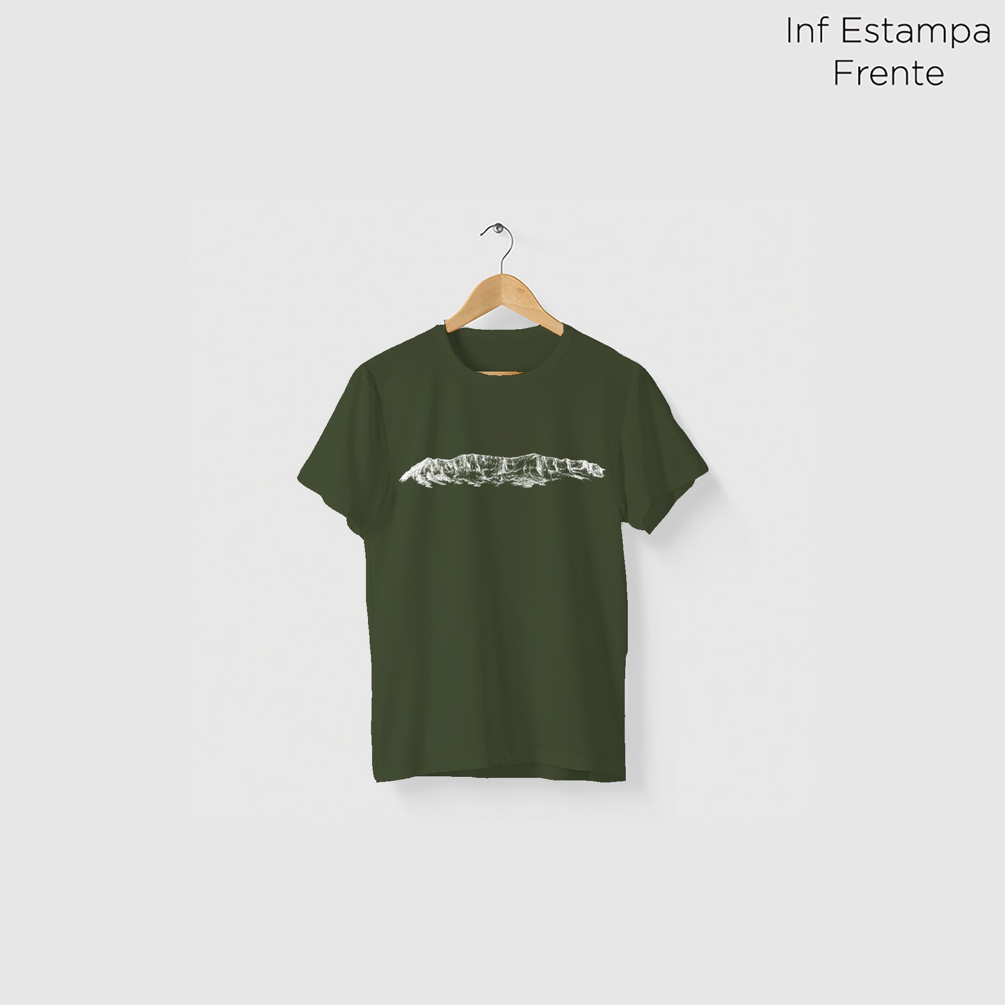 Camiseta Amazônia ISC SERRA DO CURRAL - VERDE ESCURO - cód 2117
