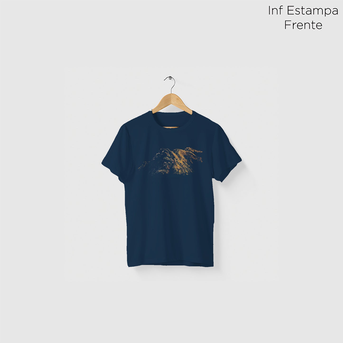 Camiseta Amazônia ISC TRILHA DA CRISTA - AZUL ESCURO - cód 2118
