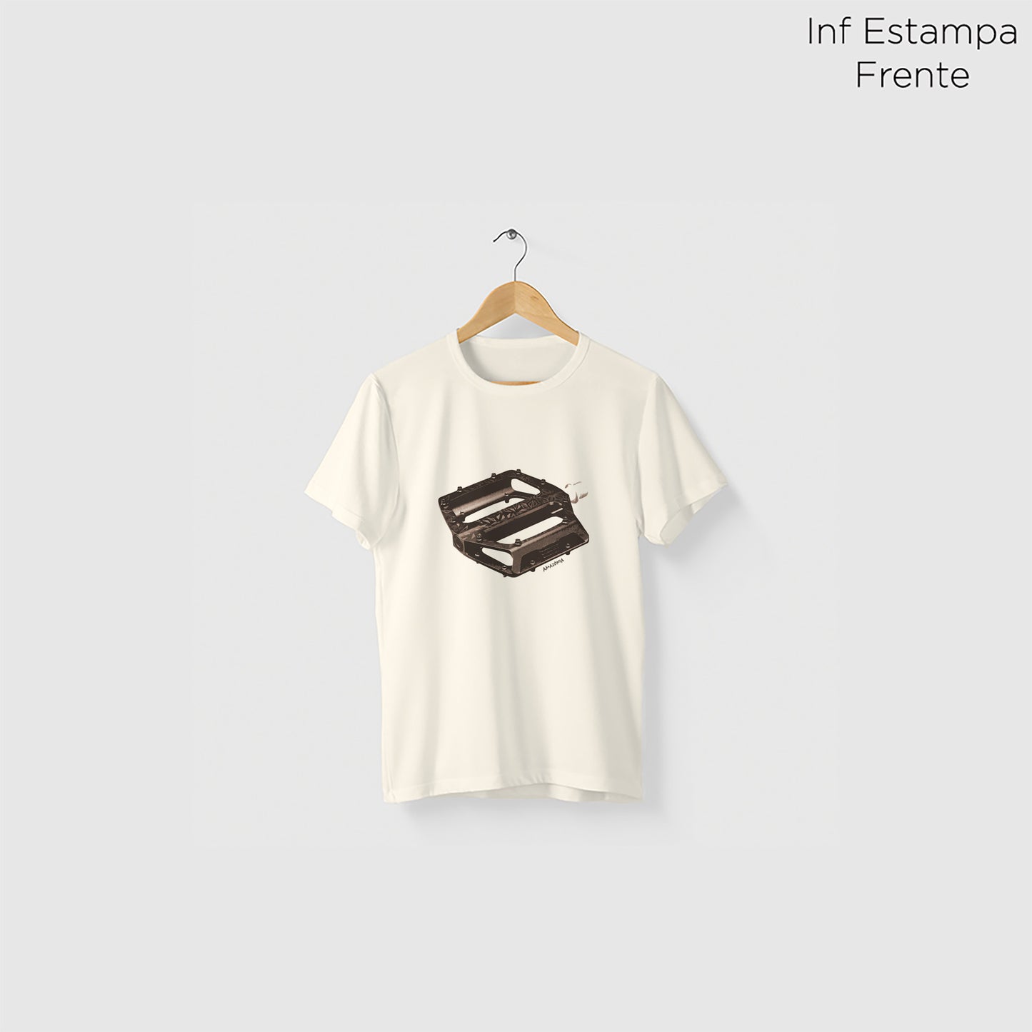 Camiseta Amazônia PEDAL – OFF WHITE - cód 2165