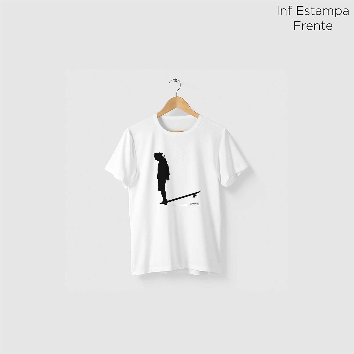 Camiseta Amazônia SK8 – BRANCO - cód 2219