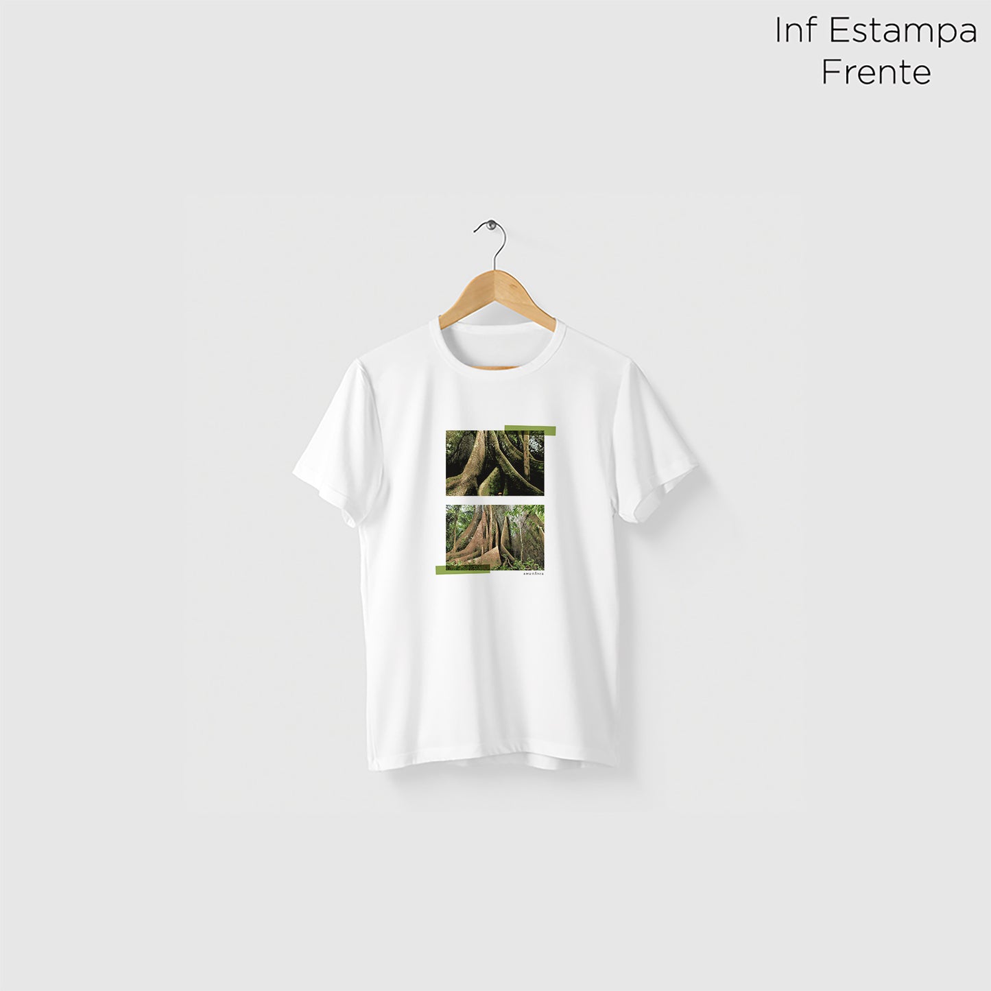 Camiseta Amazônia FOTOGRAFIA SUMAÚMA – BRANCO - cód 2222