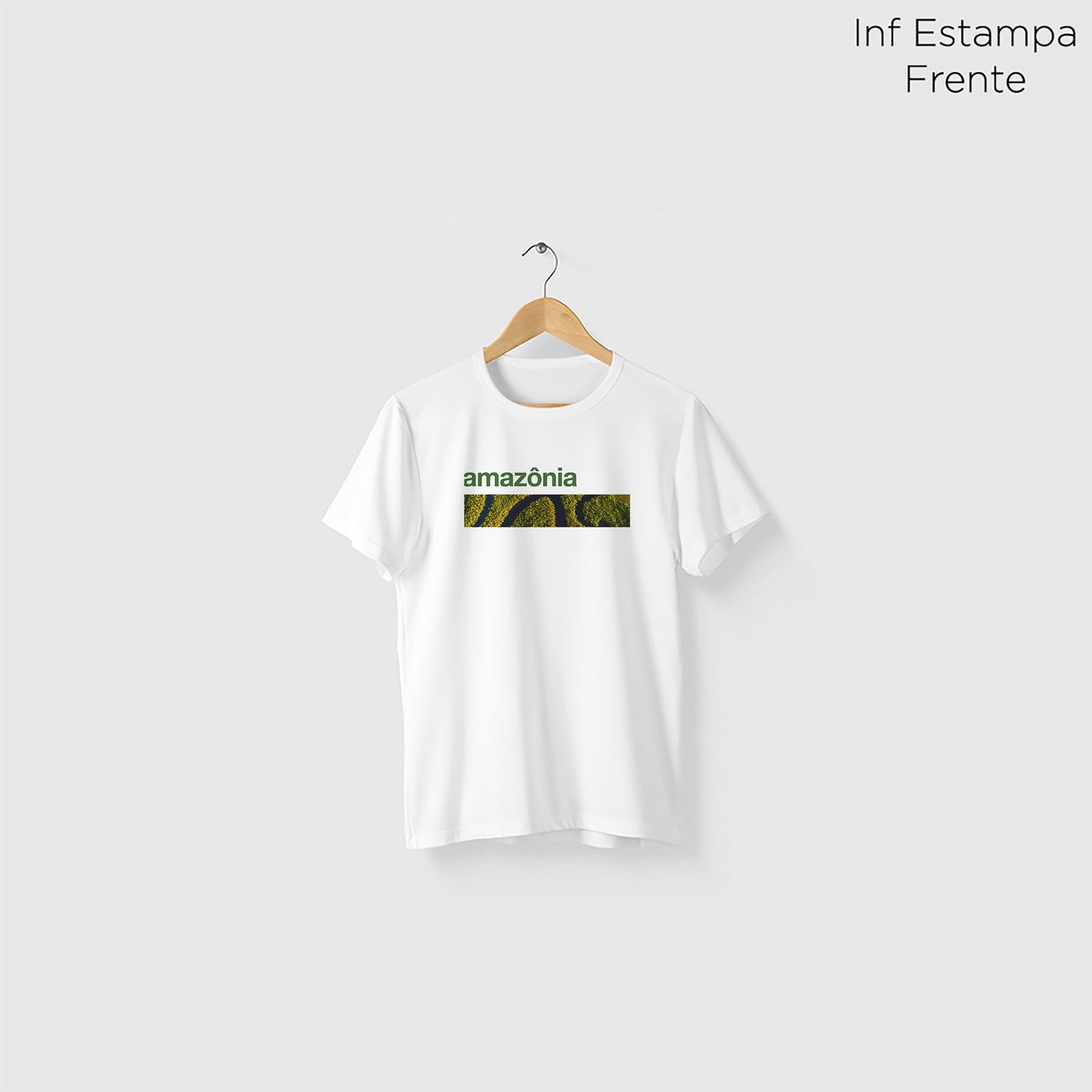 Camiseta Amazônia BIOMA AMAZÔNIA – BRANCO - cód 2225