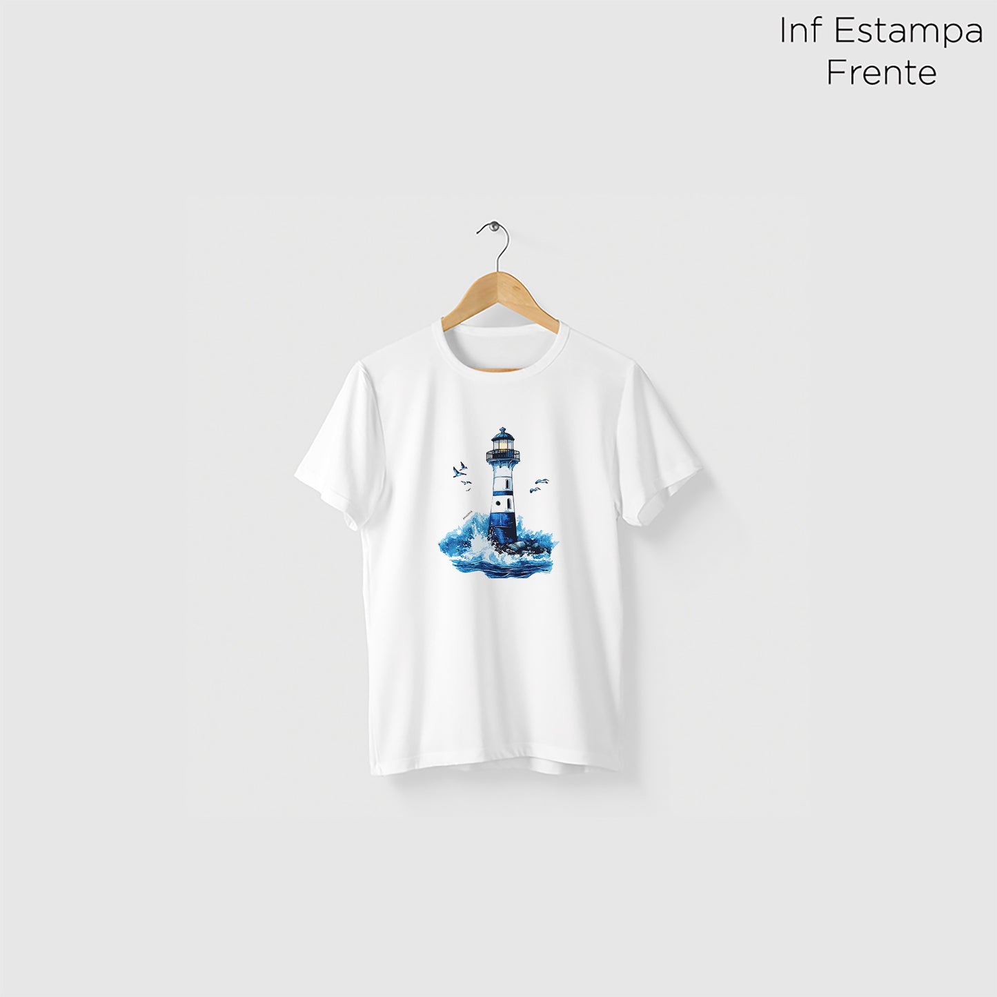 Camiseta Amazônia FAROL - BRANCO - cód 2288