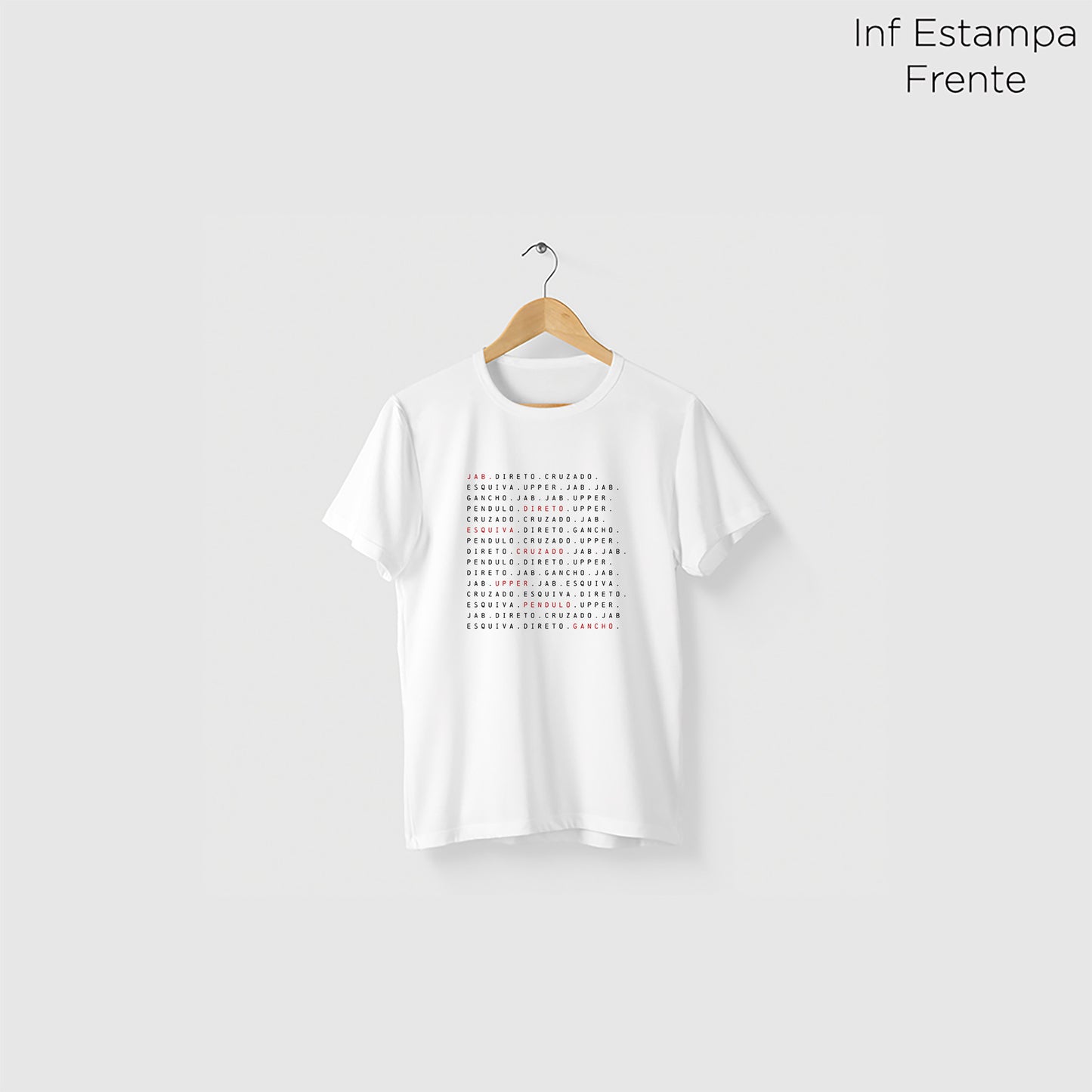 Camiseta Amazônia BOXE SEQUÊNCIA – BRANCO - cód 2317