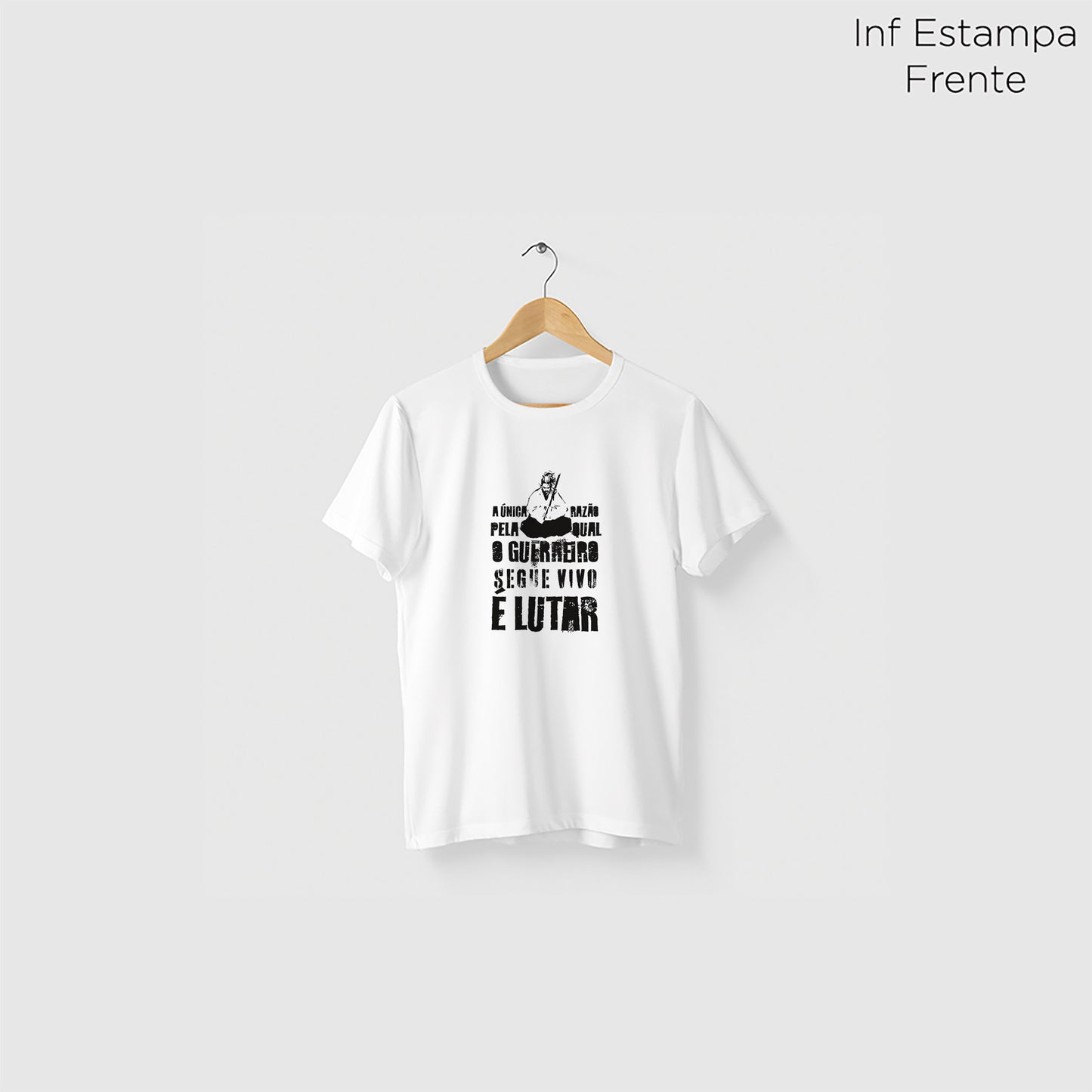 Camiseta Amazônia GUERREIRO – BRANCO - cód 2323