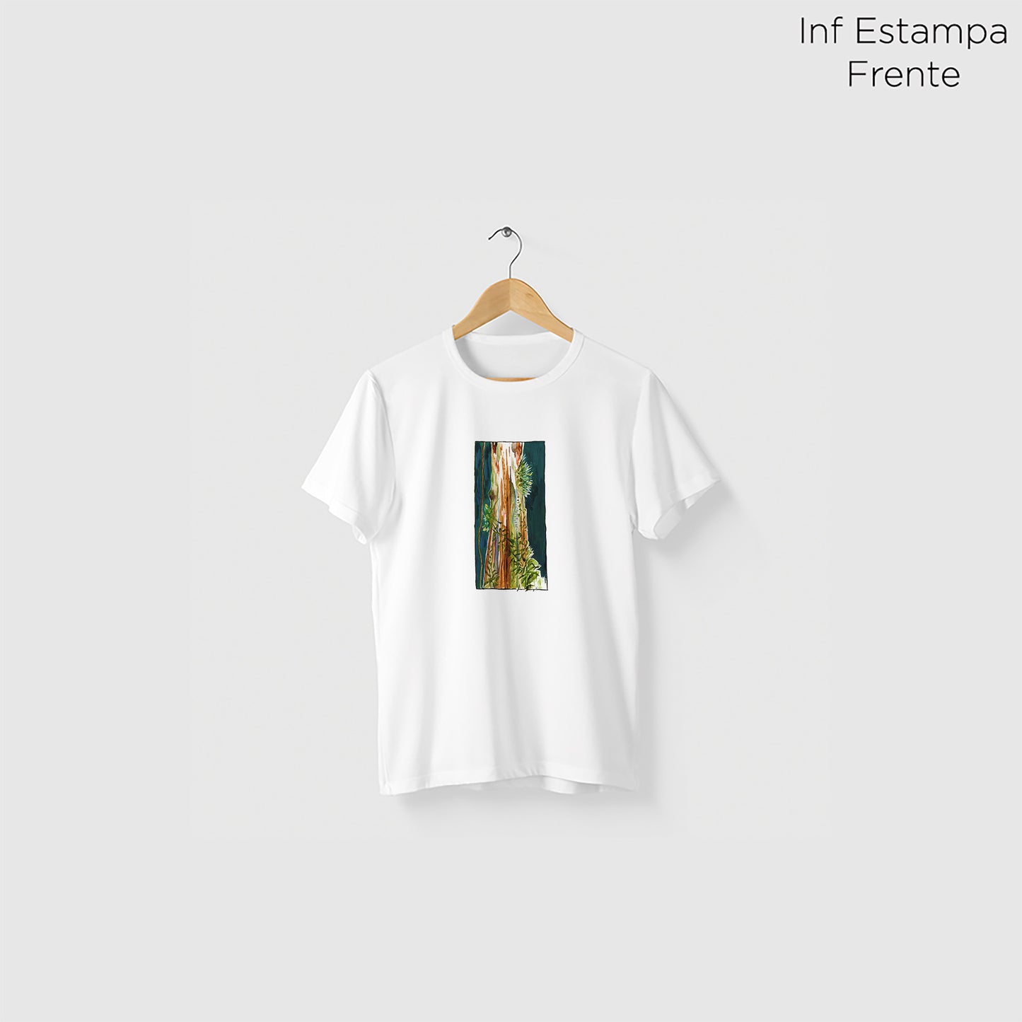 Camiseta Amazônia GUARANTÃ - BRANCO - cód 2337