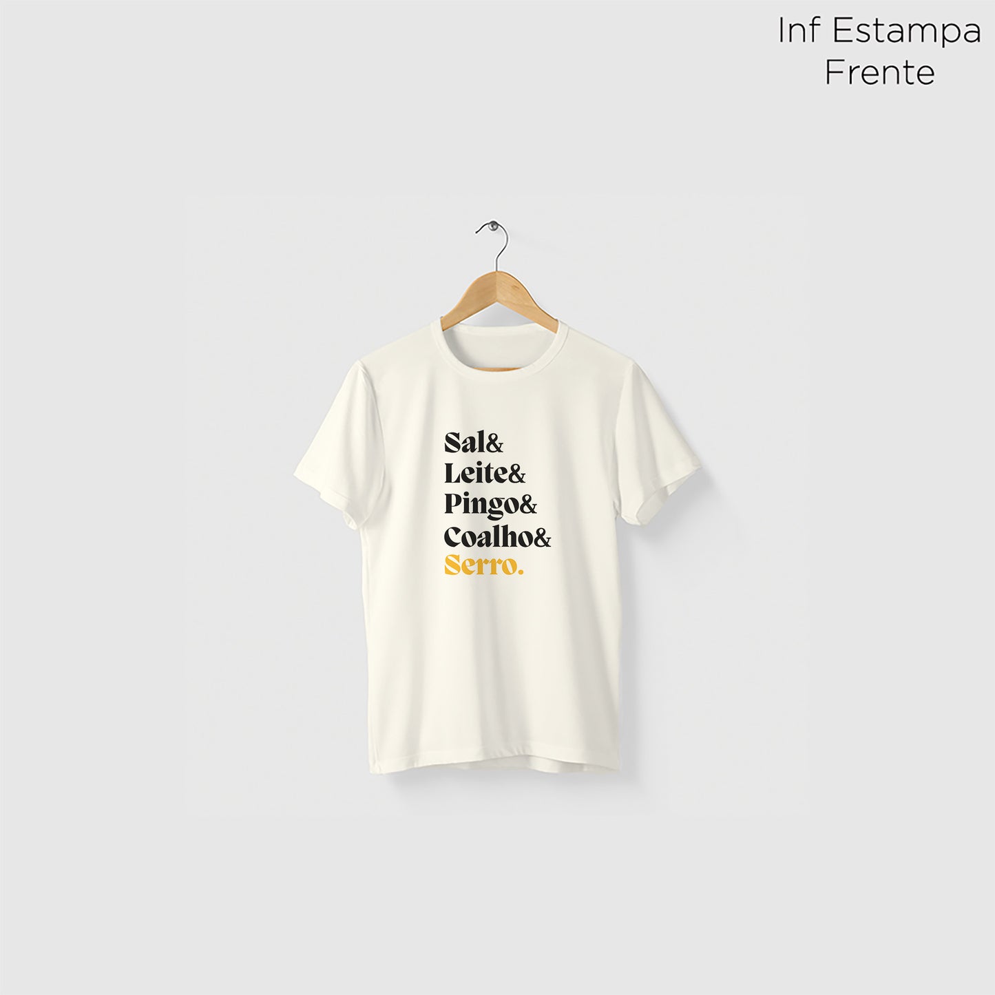 Camiseta Amazônia SERRO DO QUEIJO - OFF WHITE - cód 2355
