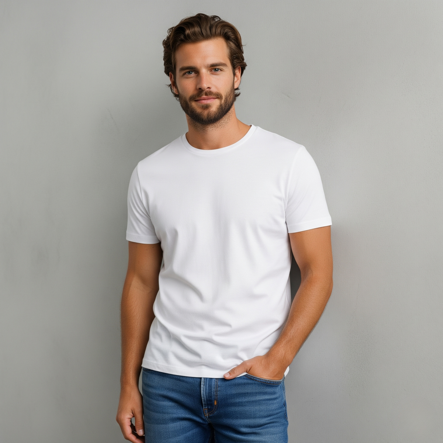 Kit 2 Camisetas Amazônia ALGODÃO EGÍPCIO - BRANCO - cód 2FL001