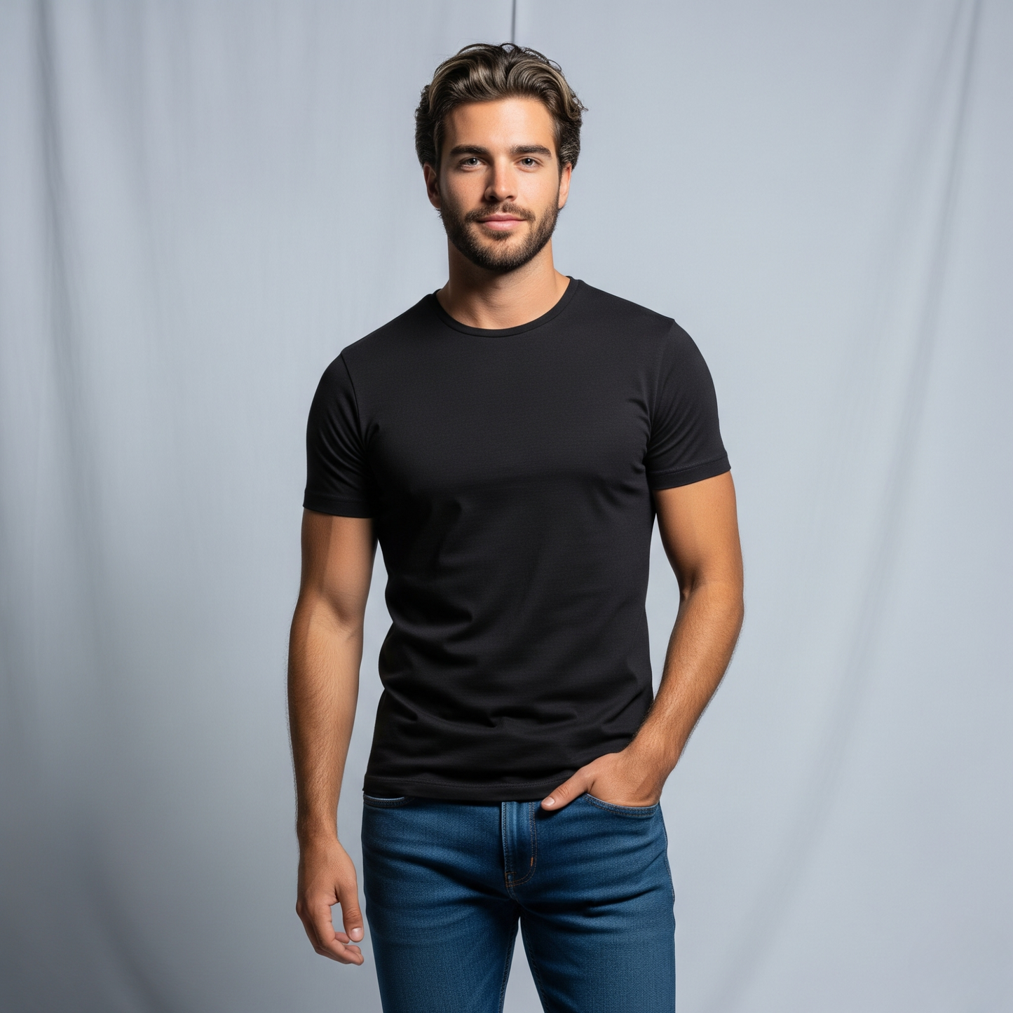 Kit 2 Camisetas Amazônia ALGODÃO EGÍPCIO - PRETO - cód 2L002