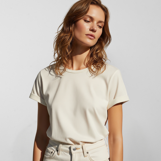 Camiseta Amazônia ALGODÃO EGÍPCIO - OFF WHITE - cód LF003