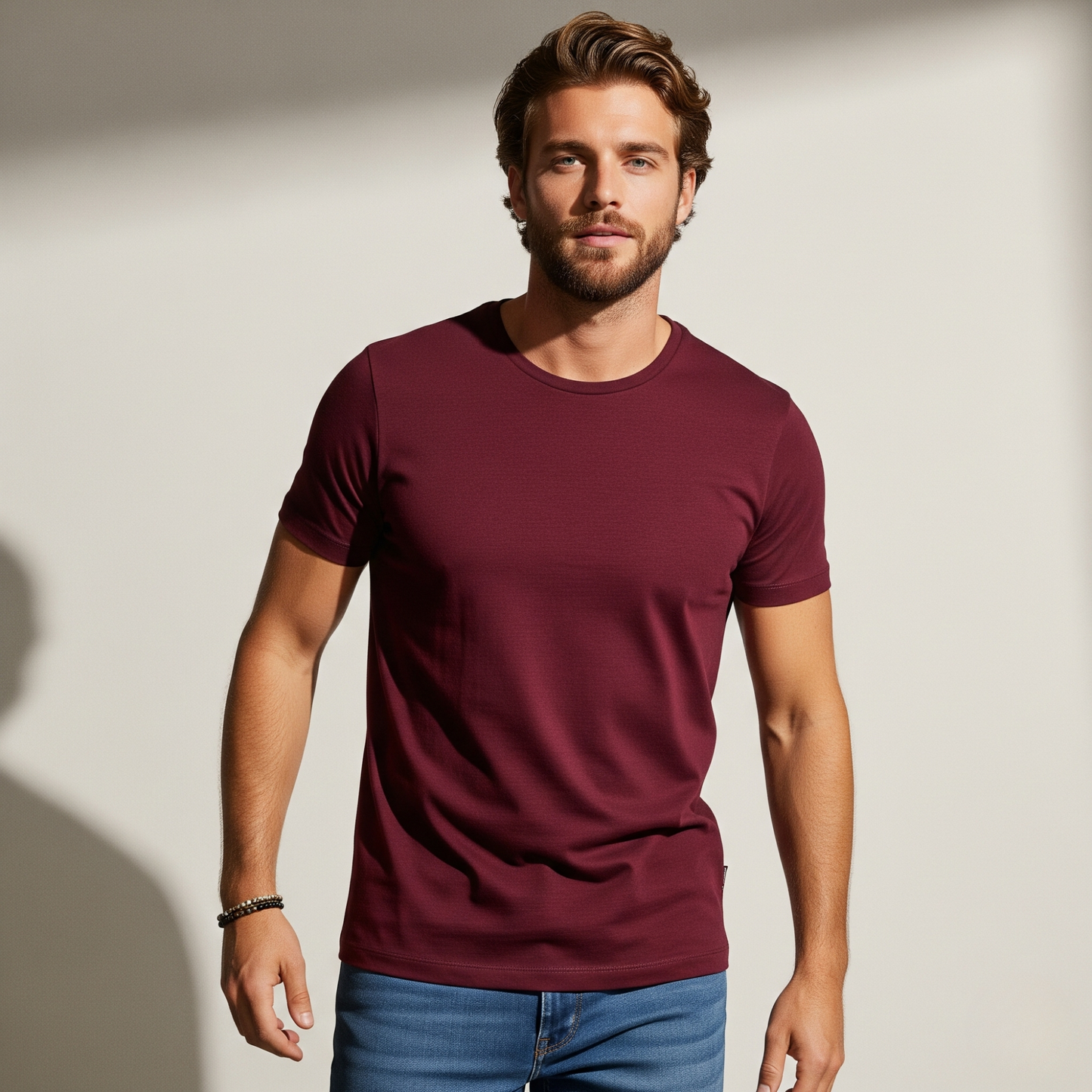 Kit 2 Camisetas Amazônia ALGODÃO EGÍPCIO - VINHO - cód 2L006