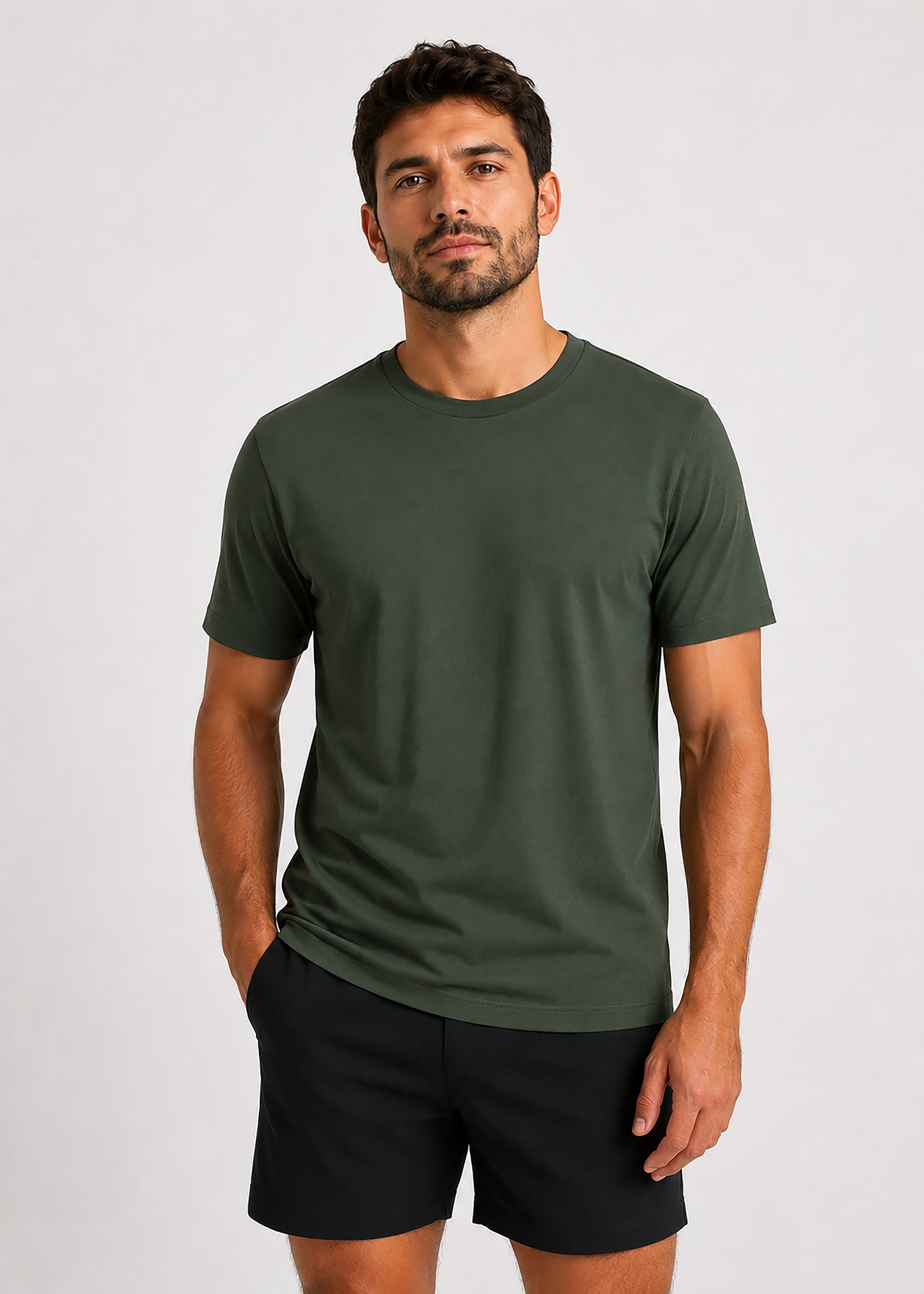 Camiseta Amazônia DRY FIT POLIAMIDA - VERDE ESCURO - cód LF007P
