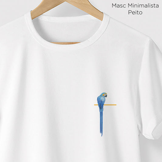 Camiseta Amazônia PERFEIÇÃO ARARA – BRANCO - cód 0070