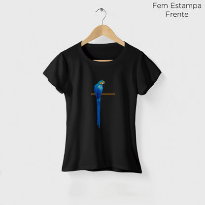 Camiseta Amazônia PERFEIÇÃO ARARA – PRETO - cód 0070