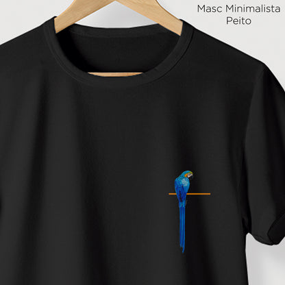 Camiseta Amazônia PERFEIÇÃO ARARA – PRETO - cód 0070