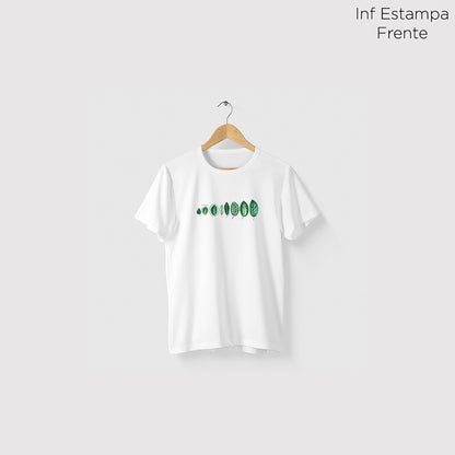 Camiseta Amazônia ECO AMAZÔNIA - BRANCO - cód 0161