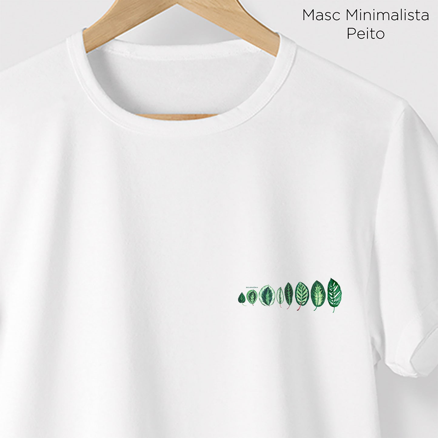 Camiseta Amazônia ECO AMAZÔNIA - BRANCO - cód 0161
