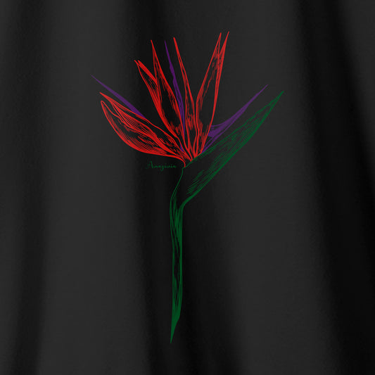 Camiseta Amazônia ESTRELÍCIA - PRETO - cód 0196