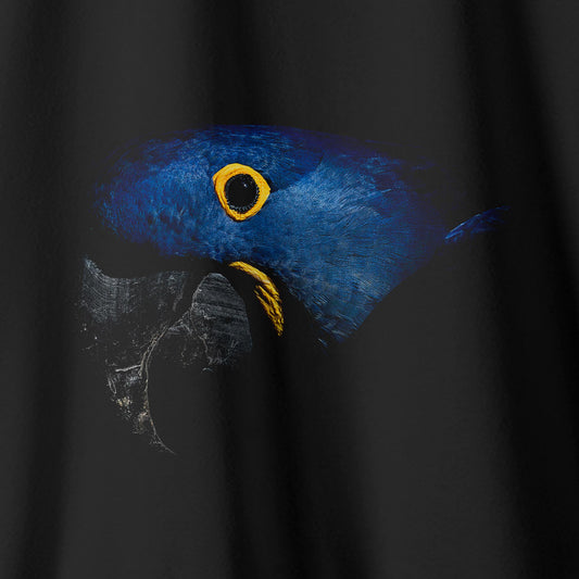 Camiseta Amazônia ARARA AZUL - PRETO - cód 0198