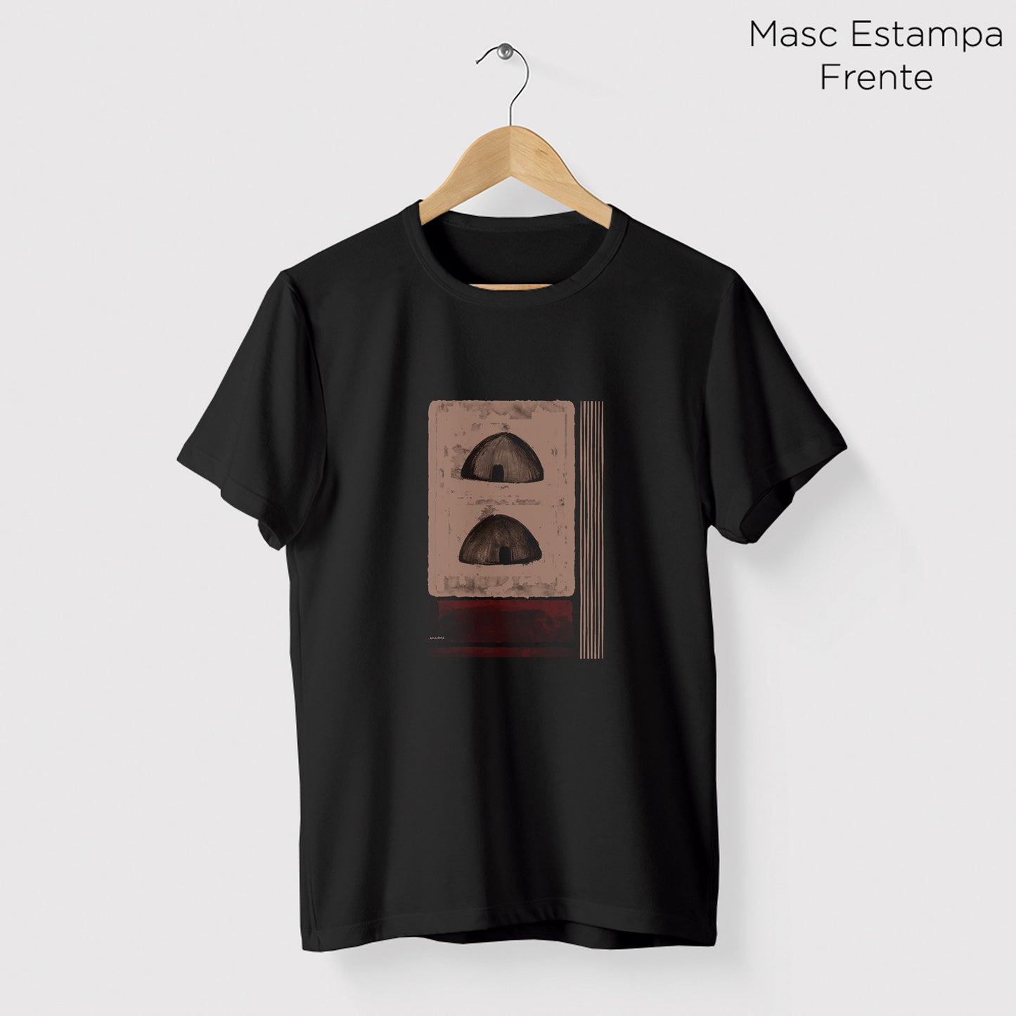 Camiseta Amazônia OKA MALOKA - PRETO - cód 0227