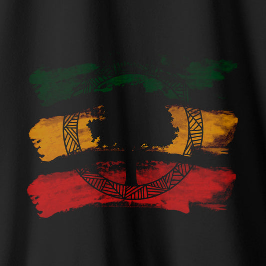 Camiseta Amazônia RASTA LOGO - PRETO - cód 0307