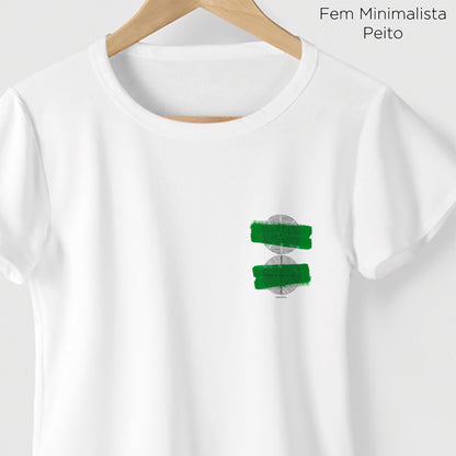 Camiseta Amazônia ARTE GRAFISMO - BRANCO - cód 0317