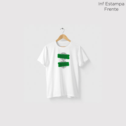 Camiseta Amazônia ARTE GRAFISMO - BRANCO - cód 0317