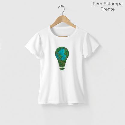 Camiseta Amazônia MUNDO SUSTENTÁVEL - BRANCO - cód 0360