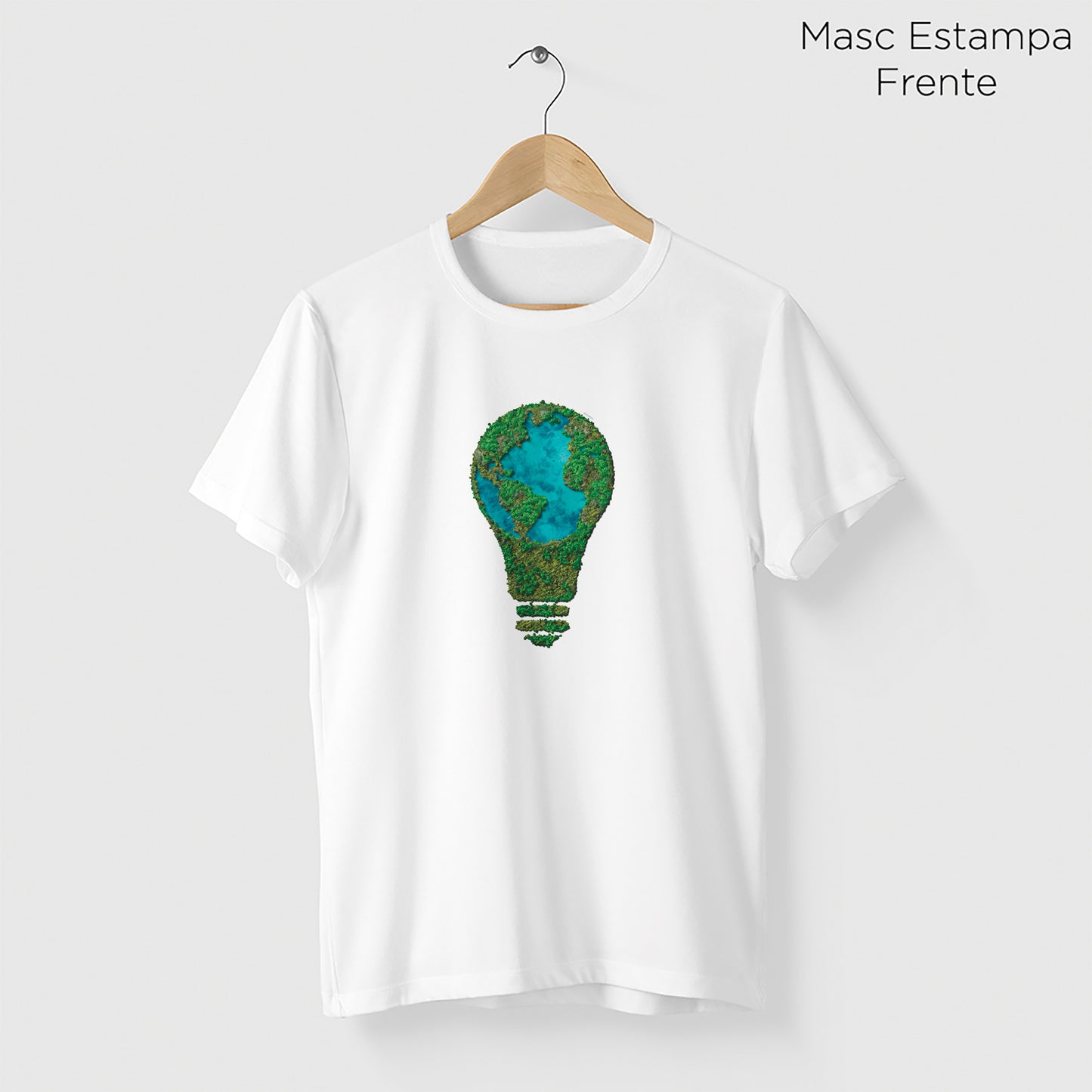 Camiseta Amazônia MUNDO SUSTENTÁVEL - BRANCO - cód 0360
