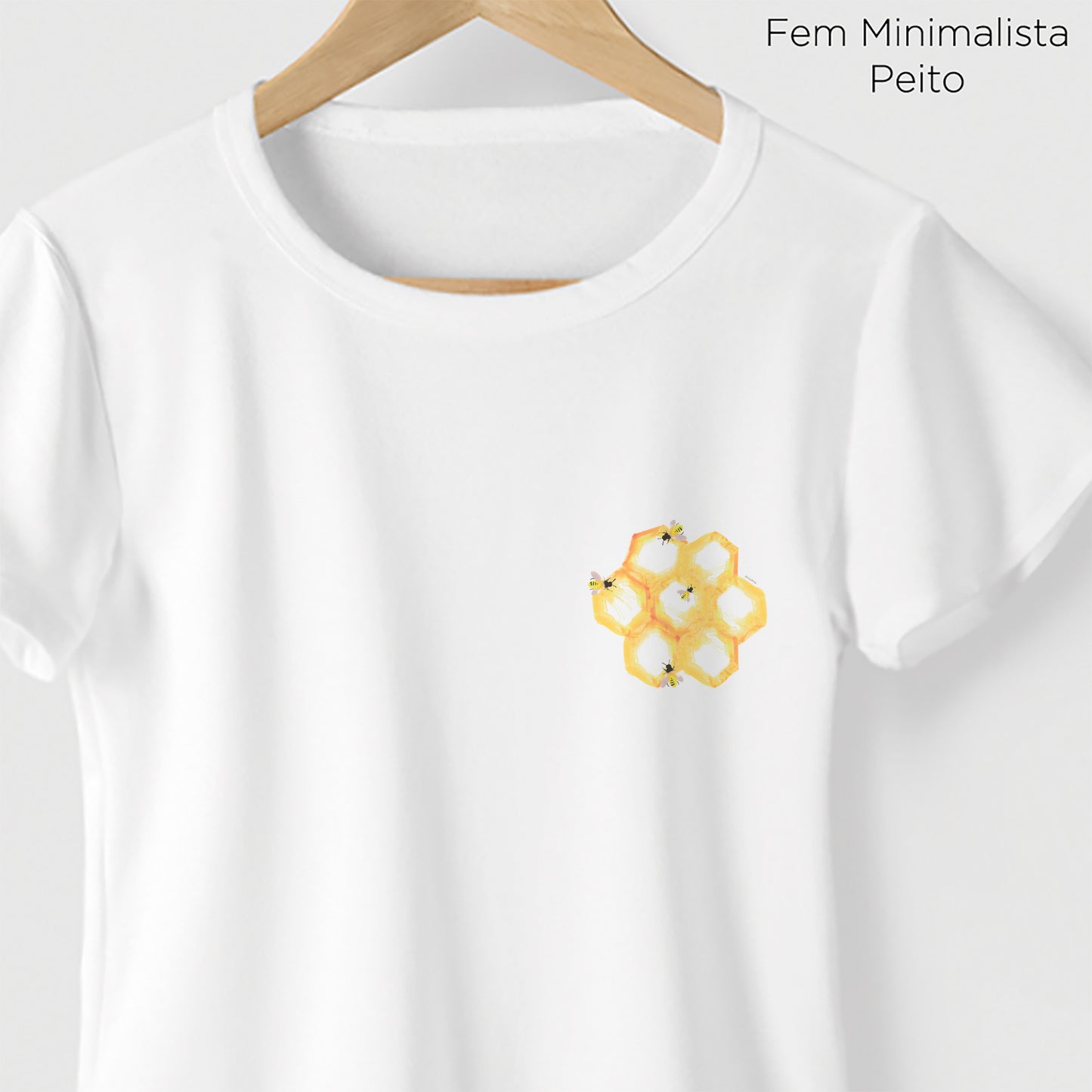 Camiseta Amazônia COLMÉIA - BRANCO - cód 0373