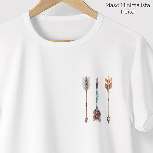 Camiseta Amazônia FLECHAS PARAKANÃ – BRANCO - cód 0375