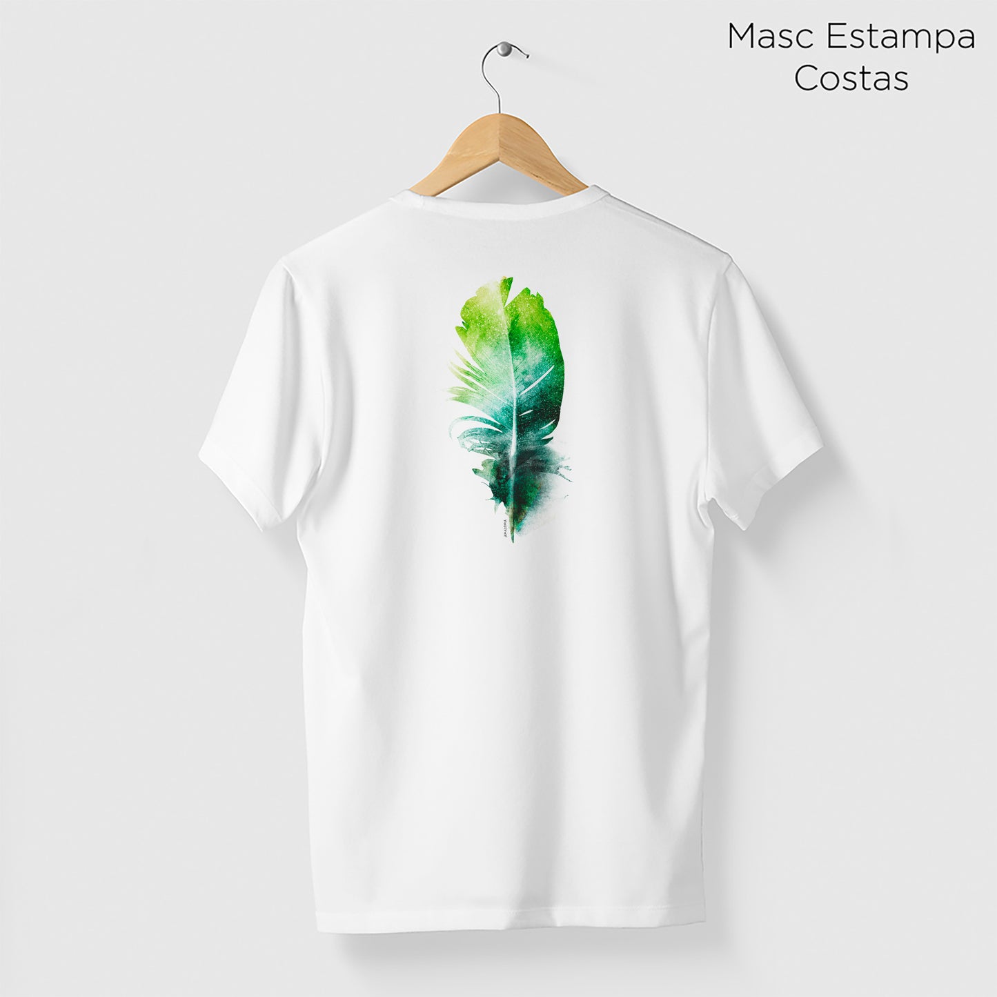Camiseta Amazônia PENA PERFEITA - BRANCO - cód 0440