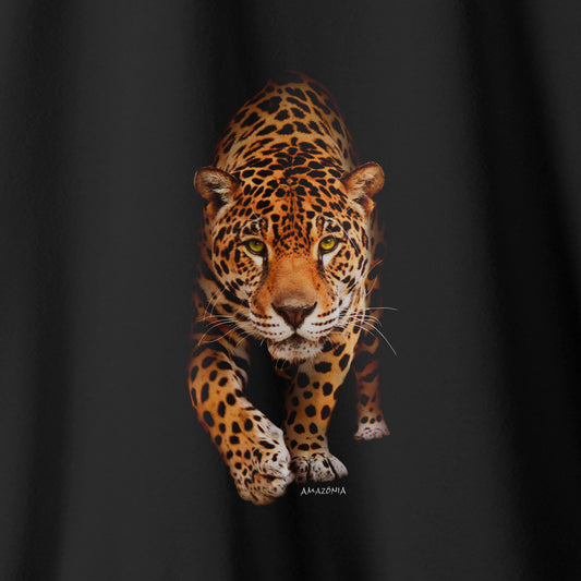 Camiseta Amazônia ONÇA REAL - PRETO - cód 0455