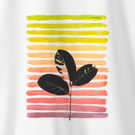 Camiseta Amazônia CORES PLANTA - BRANCO - cód 0467