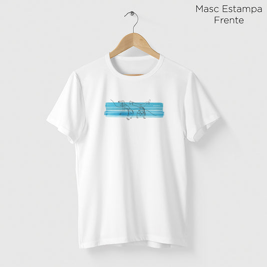 Camiseta Amazônia CAPOEIRA AQUARELA - BRANCO - cód 0663