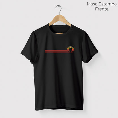 Camiseta Amazônia SUNSET STRIPES - PRETO - cód 0681