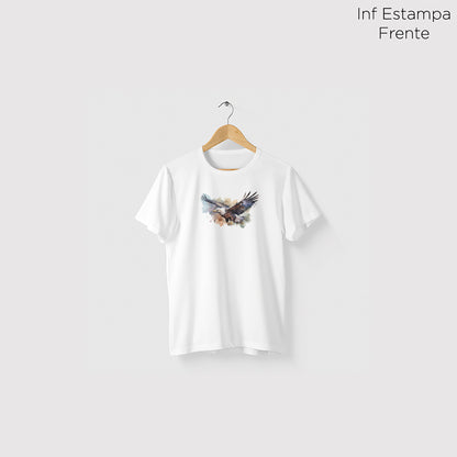 Camiseta Amazônia ÁGUIA - BRANCO - cód 0712