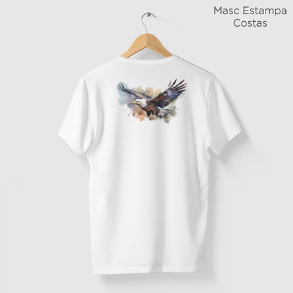 Camiseta Amazônia ÁGUIA - BRANCO - cód 0712