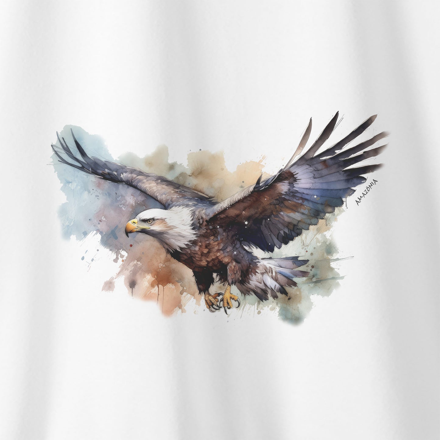 Camiseta Amazônia ÁGUIA - BRANCO - cód 0712