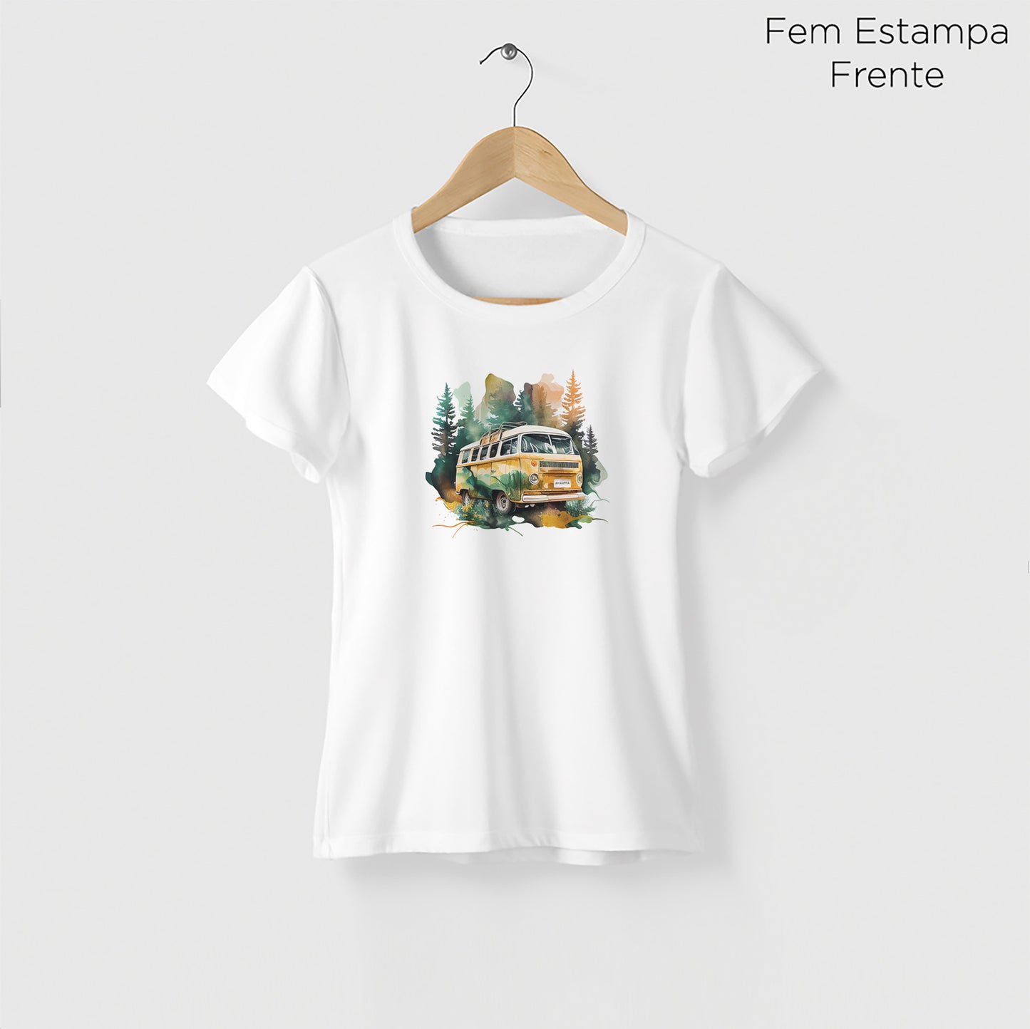 Camiseta Amazônia ROADTRIP - BRANCO - cód 0713