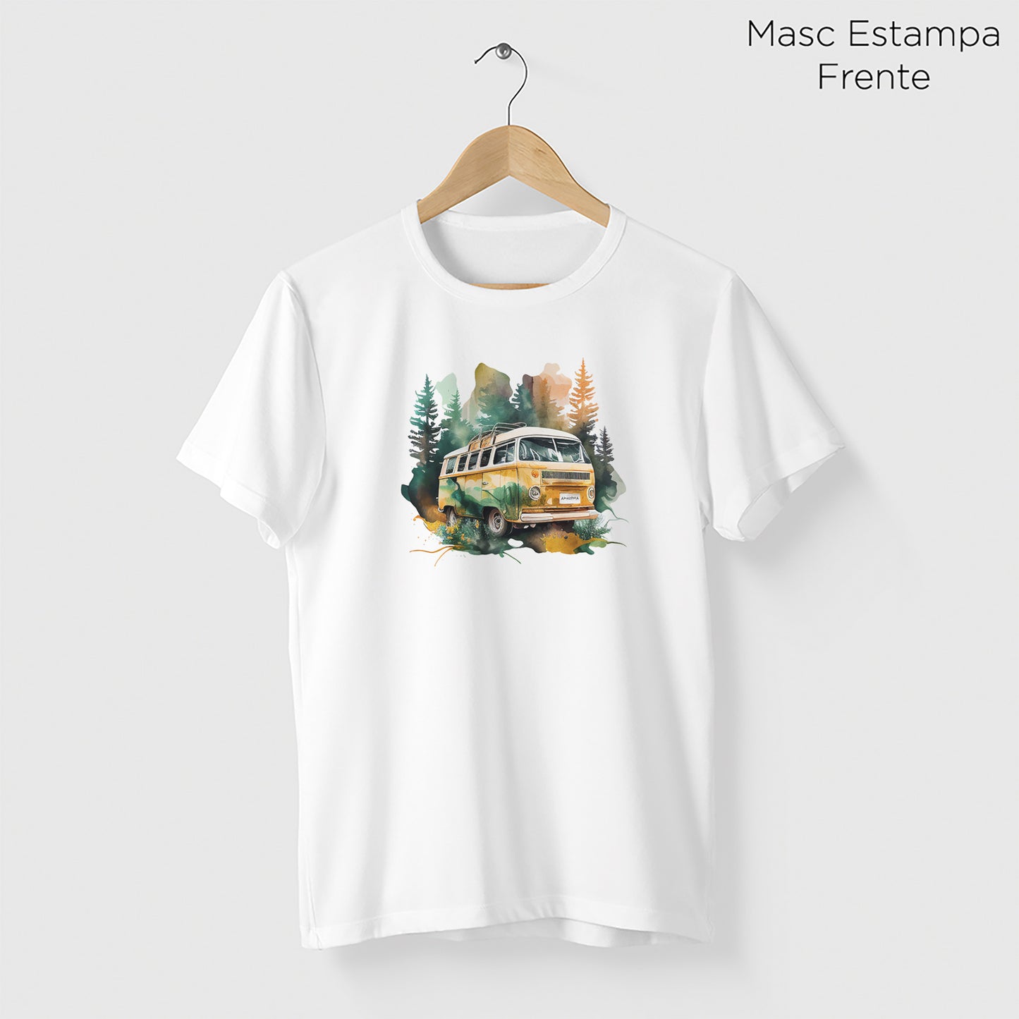 Camiseta Amazônia ROADTRIP - BRANCO - cód 0713